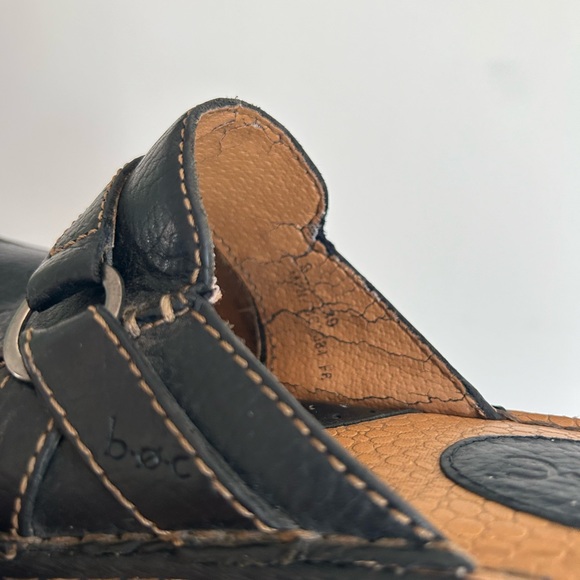 Leather rustic vintage clogs - Picture 9 of 16